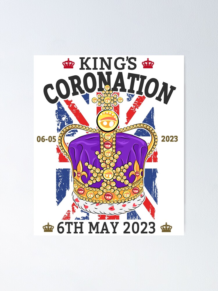 MINI KING & QUEEN CROWN TEMPORARY TATTOO, ROYAL, KING CHARLES III  CORONATION