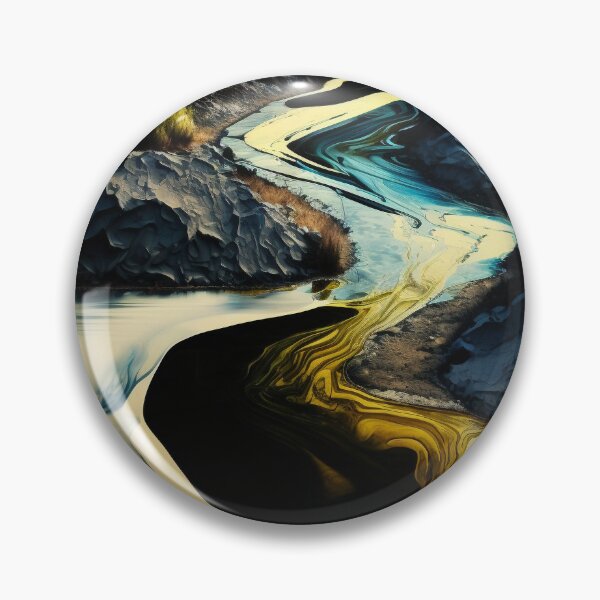 Item preview, river abstract designed and sold by shokA Design.