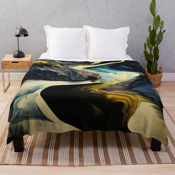 Item preview, river abstract designed and sold by shokA Design.