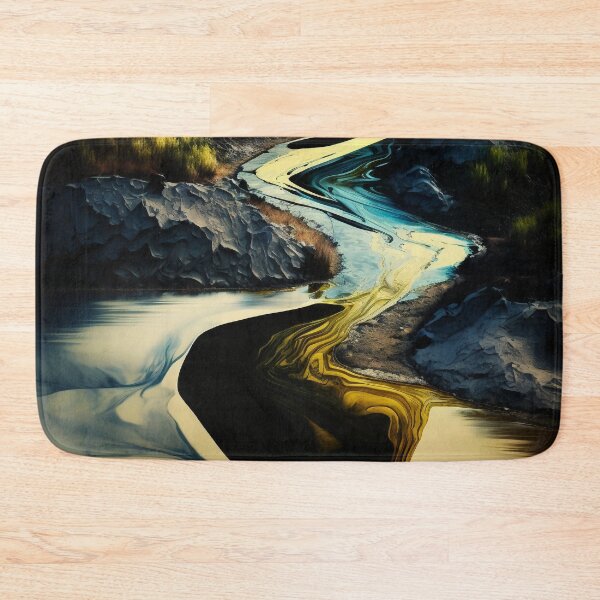 Item preview, river abstract designed and sold by shokA Design.