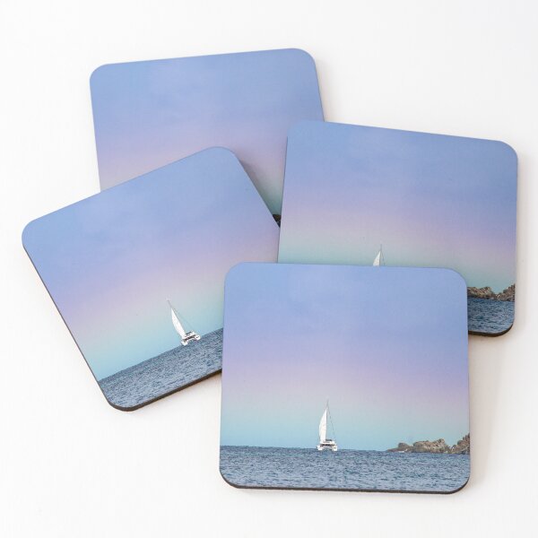 Item preview, Sailboat under a rainbow cloud designed and sold by Nina-Nelson.
