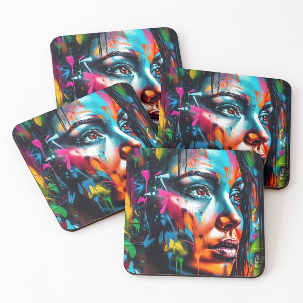 Item preview, Woman Street Art 1 designed and sold by HeArtificiaL.