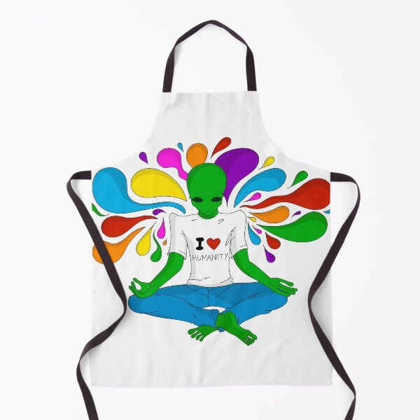 Item preview, I Love Humanity Alien designed and sold by Moving-Doodles.