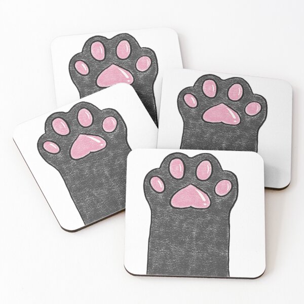 Item preview,  Lack paw and pink beans designed and sold by LittlestMonster.