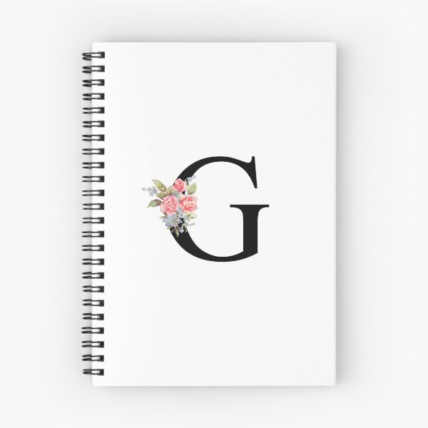 Item preview, Letter G Botanical Monogram Floral Pink Rose Flowers G Initial designed and sold by inspirationzgal.
