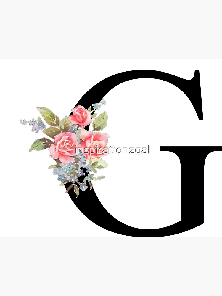 Letter T Botanical Flowers . Initial Wedding Monogram Font Logo