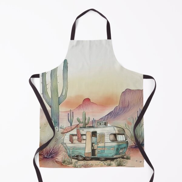 Item preview, Vintage Southwest Desert Landscape Painting designed and sold by HappyLifeCreate.