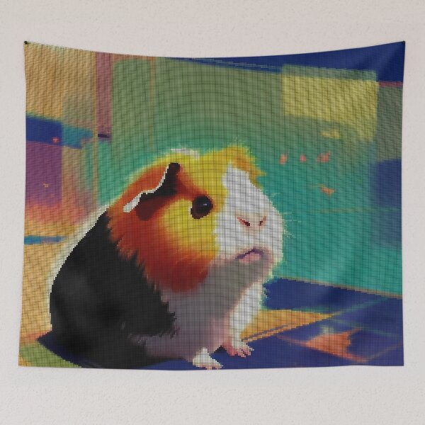 Item preview, Colorful Abstract Guinea Pig 8-bit Pixel Art designed and sold by PixelDripped.