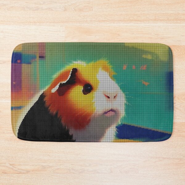 Item preview, Colorful Abstract Guinea Pig 8-bit Pixel Art designed and sold by PixelDripped.