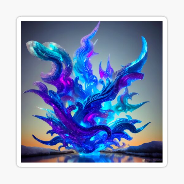 Frozen Water Vapour Sticker