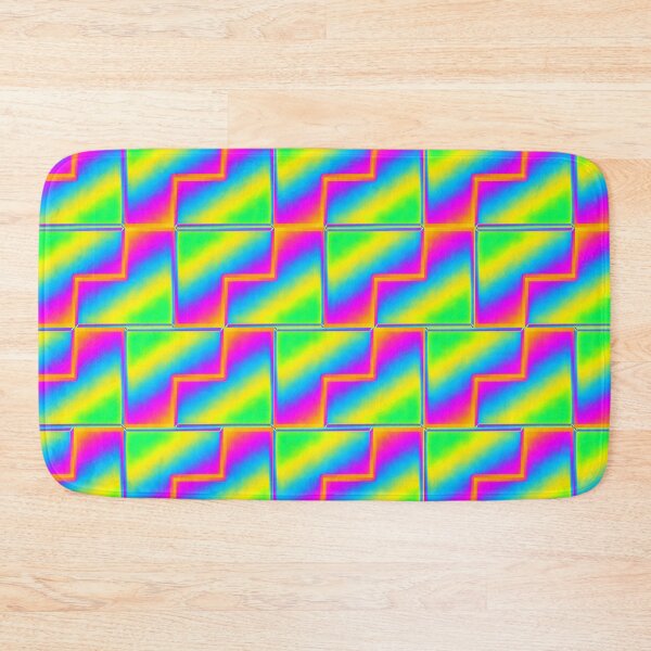 Item preview, Neon Chrome Square Shape pattern designed and sold by AlfabetDesign.