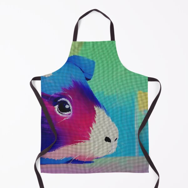 Item preview, Colorful Abstract Guinea Pig 8-bit Pixel Art designed and sold by PixelDripped.