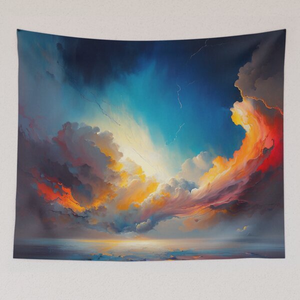 Item preview, sky abstract art designed and sold by shokA Design.