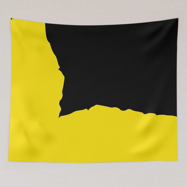 Item preview, "Chromatic Contrast: Exploring Energy and Elegance through Yellow and Black Abstraction" designed and sold by Fai-oma.