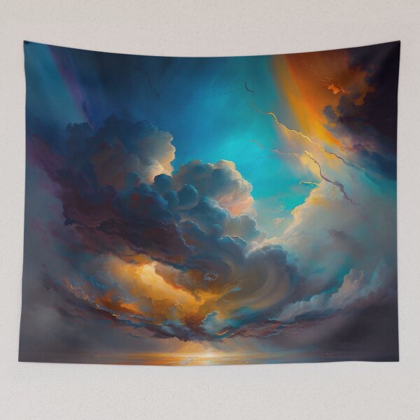 Item preview, sky abstract art designed and sold by shokA Design.