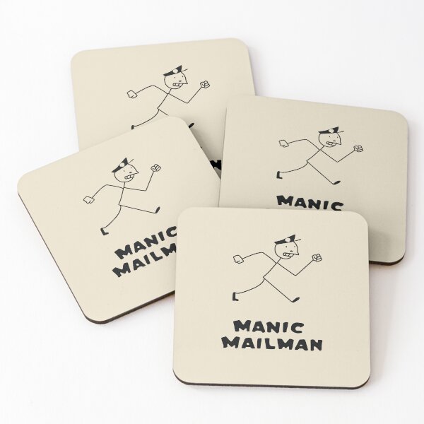 Item preview, Manic Mailman designed and sold by REALsaintpetty.