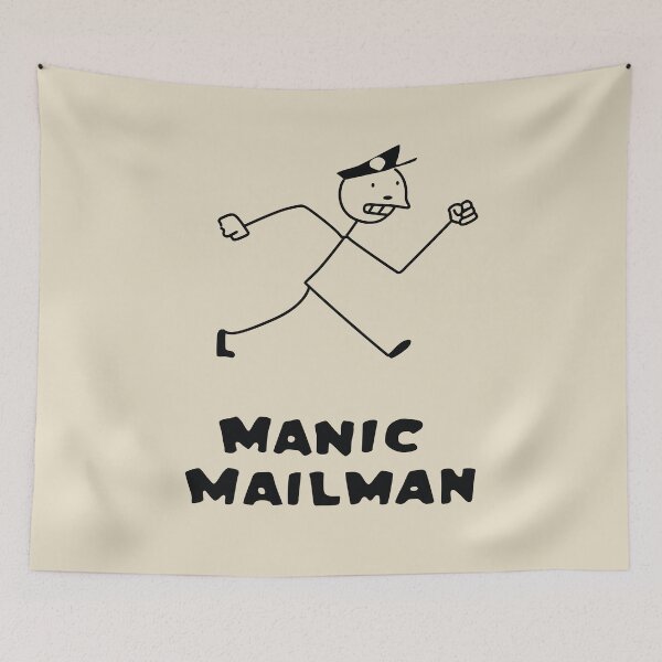 Item preview, Manic Mailman designed and sold by REALsaintpetty.