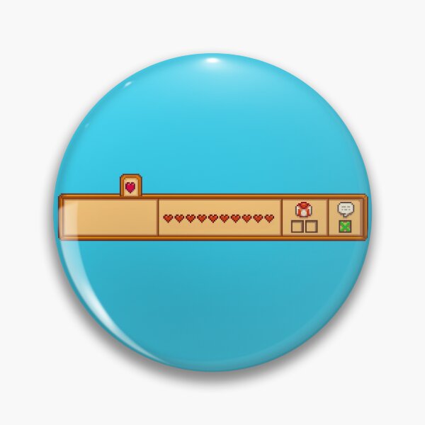 Item preview, Stardew Valley Relationship Bar 10 heart 0 present 1 talk designed and sold by aiya-pixels.