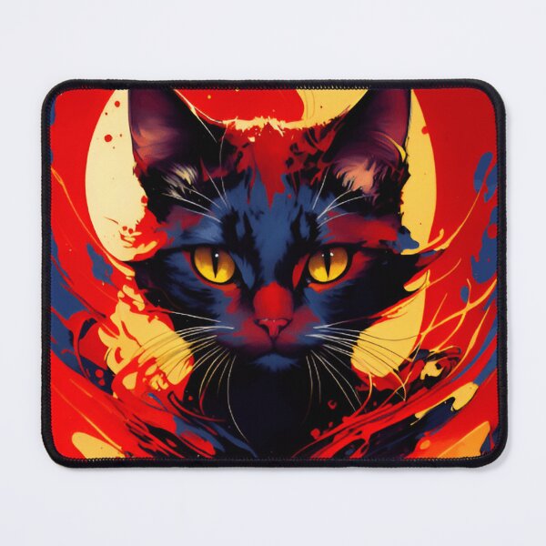 Item preview, Fiery cat paint art design designed and sold by XprD.
