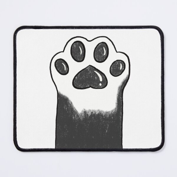 Item preview, Black and white paw designed and sold by LittlestMonster.