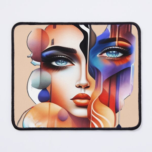 Item preview, Abstract Woman's Face designed and sold by Witsprings.