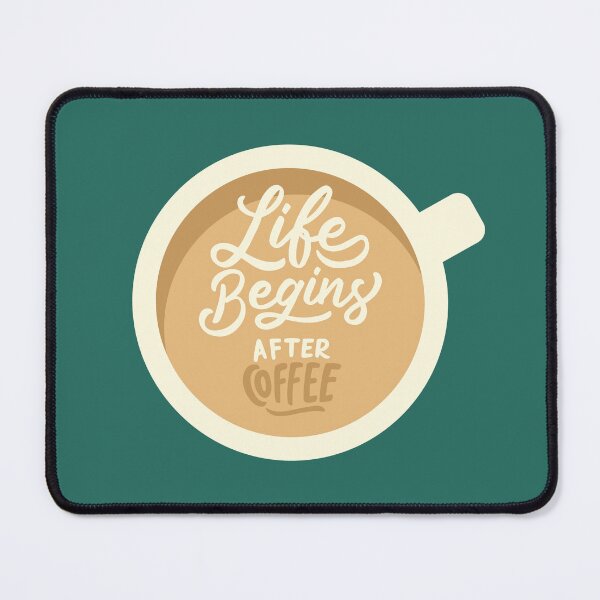 Item preview, Life begins after coffee designed and sold by studioCake.
