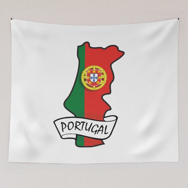 Item preview, Portugal Map with Flag designed and sold by ninoni.
