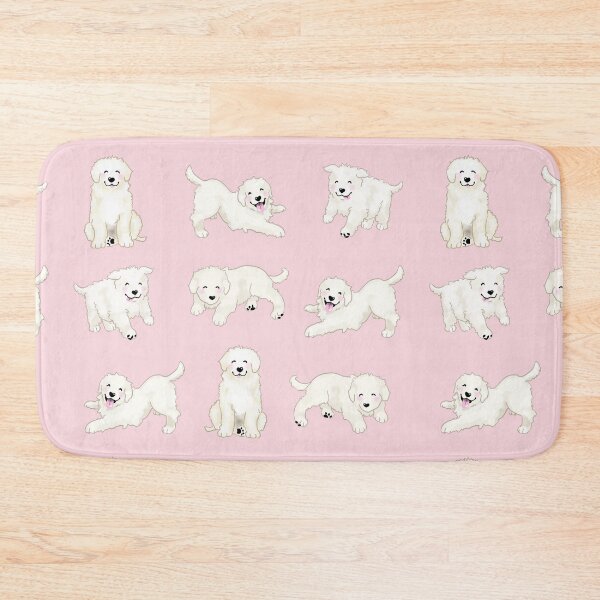 Item preview, Cute Maremma Puppies - Pink designed and sold by BlossomCreative.
