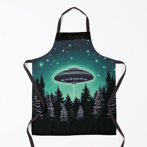 Item preview, UFO in a forest designed and sold by Element115Gear.