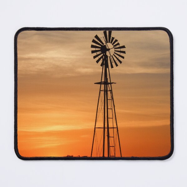 Item preview, Texas windmill at sunset designed and sold by Nina-Nelson.