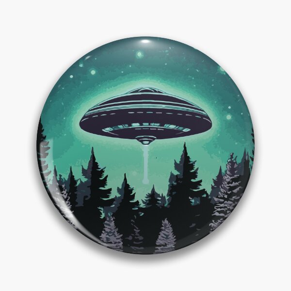 Item preview, UFO in a Forest: Night Sky Encounter T-Shirt designed and sold by Element115Gear.