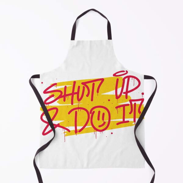Item preview, "Shut Up! & Do It!" Hand Lettering Slogan designed and sold by deepakrode7.