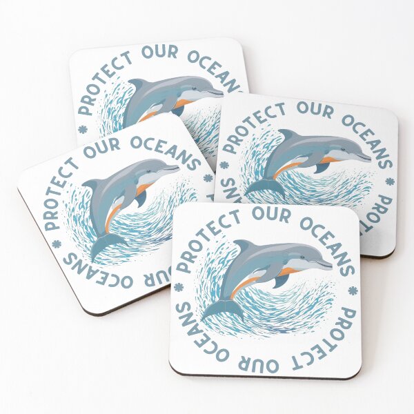 Item preview, Protect Our Oceans Dolphin  designed and sold by Lily-and-Lyle.