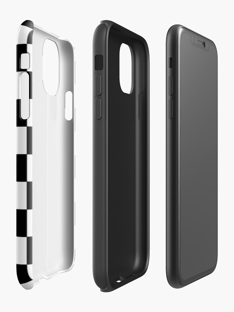 "Checkered Black and White" iPhone Case & Cover by lornakay Redbubble