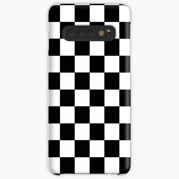 Checkered Black and White Samsung Galaxy Snap Case