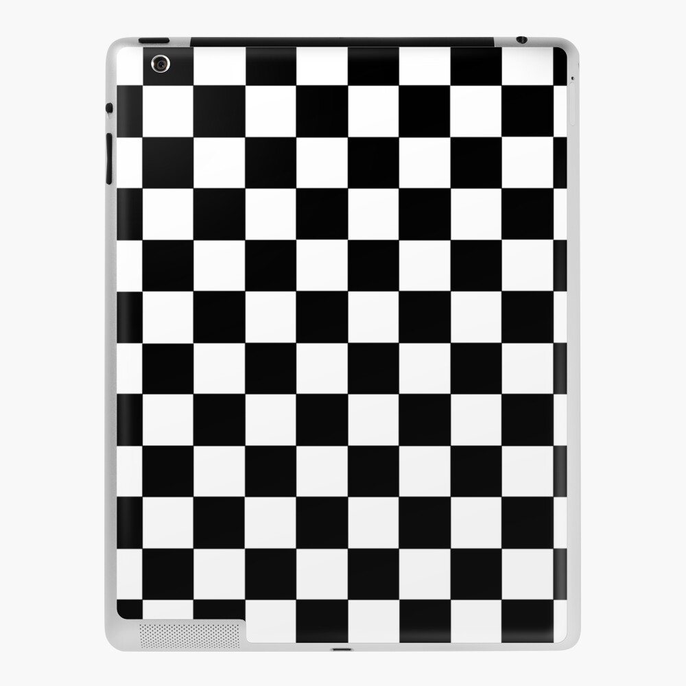 White and Tan Brown Checkerboard iPad Case & Skin for Sale by  ColorsPatterns