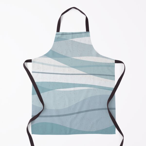 Item preview, Modern Abstract Waves Pastel Blues designed and sold by Blue-Banana.