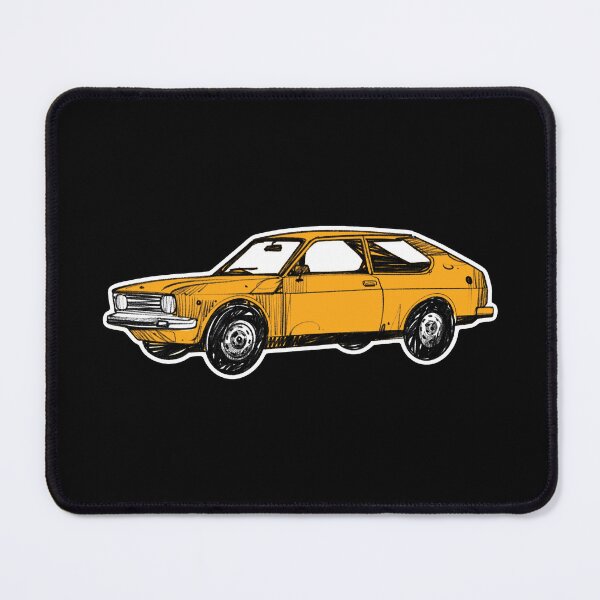 Item preview, Golden Era Wheels: Retro Yellow Classic Car designed and sold by Illustory.