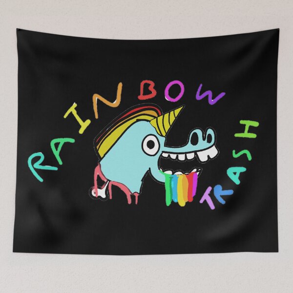 Item preview, rainbow trash designed and sold by ElsieVirgo91.