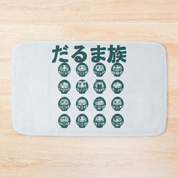Item preview, Tribe of Darumas - Monochrome Version designed and sold by TomiAx.