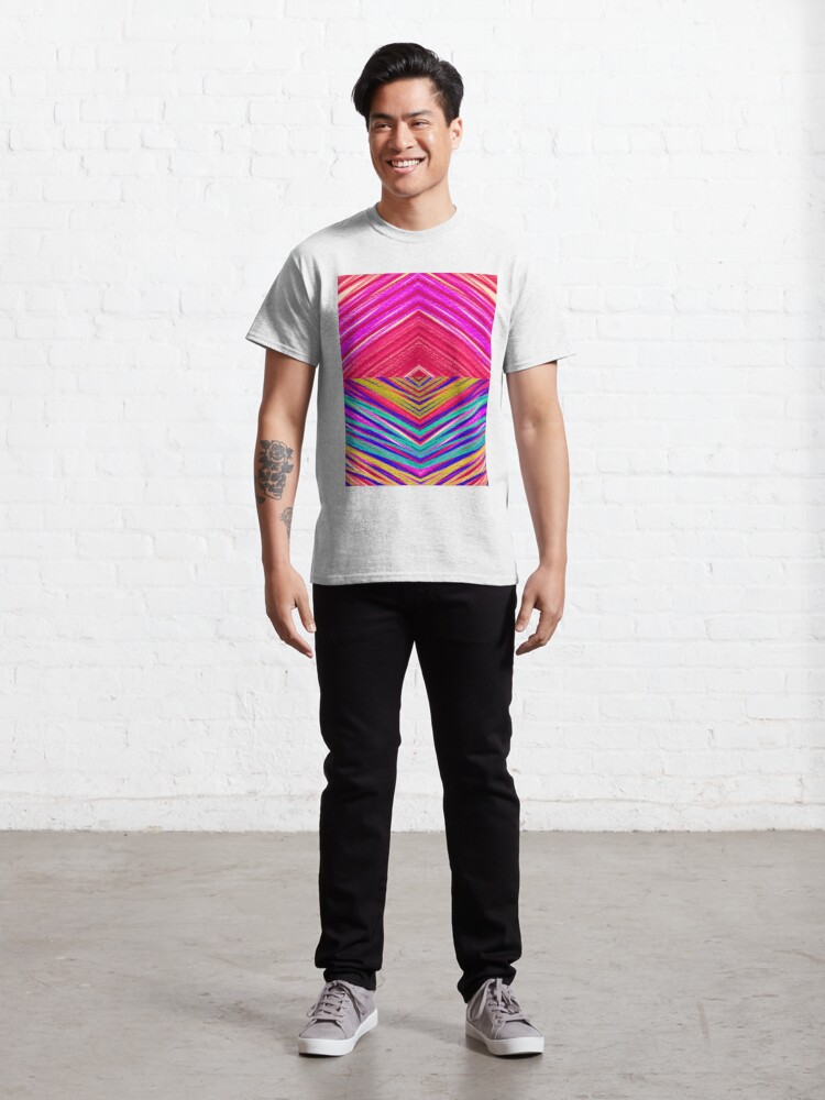 Alternate view of Psychedelic Rainbow Classic T-Shirt