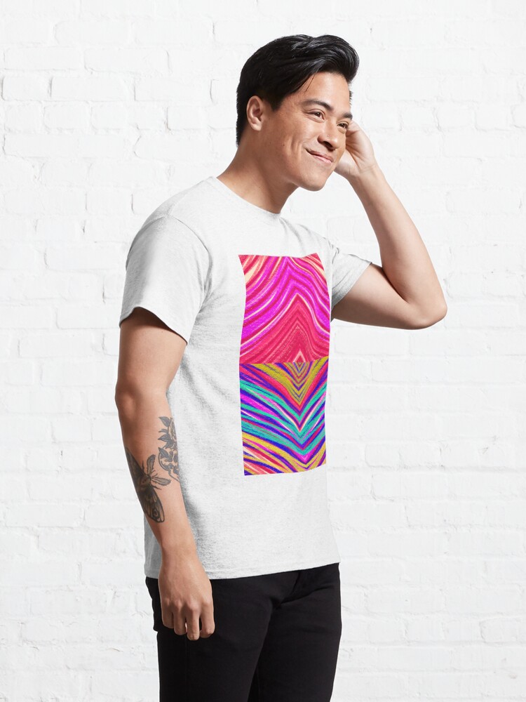 Alternate view of Psychedelic Rainbow Classic T-Shirt