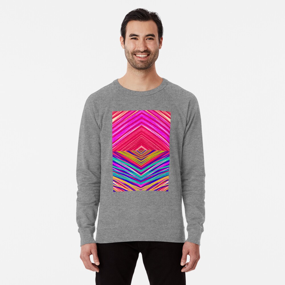 Psychedelic Rainbow Lightweight Sweatshirt
