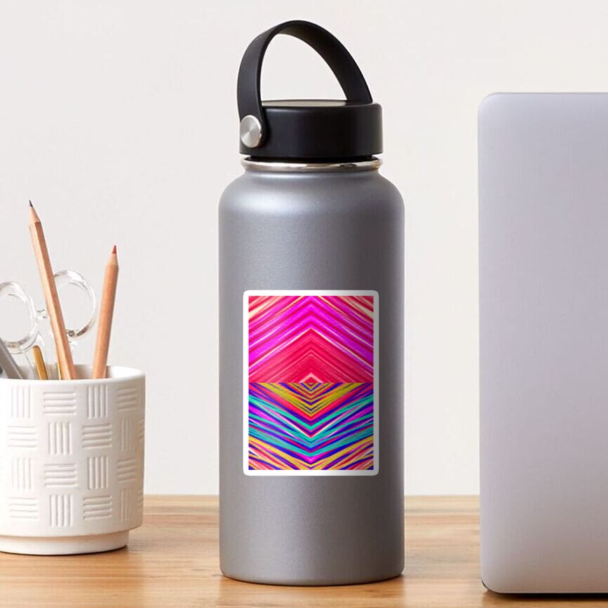 Psychedelic Rainbow Sticker