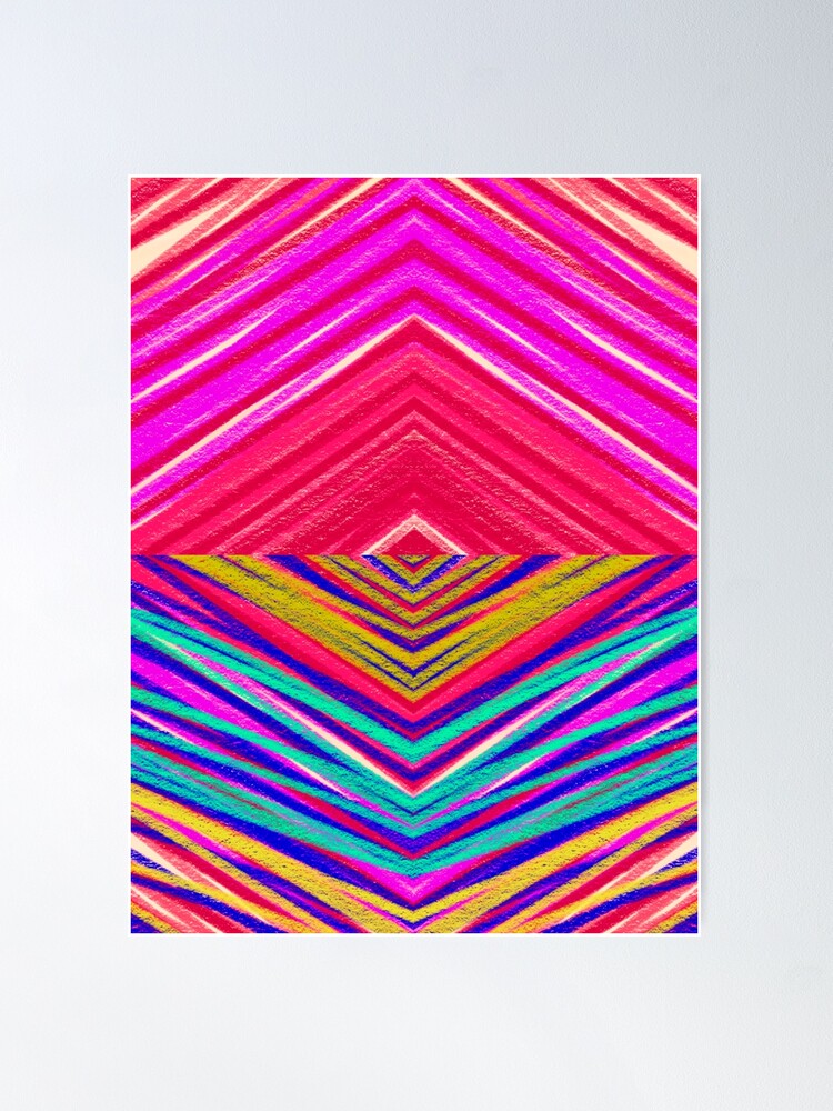Alternate view of Psychedelic Rainbow Poster