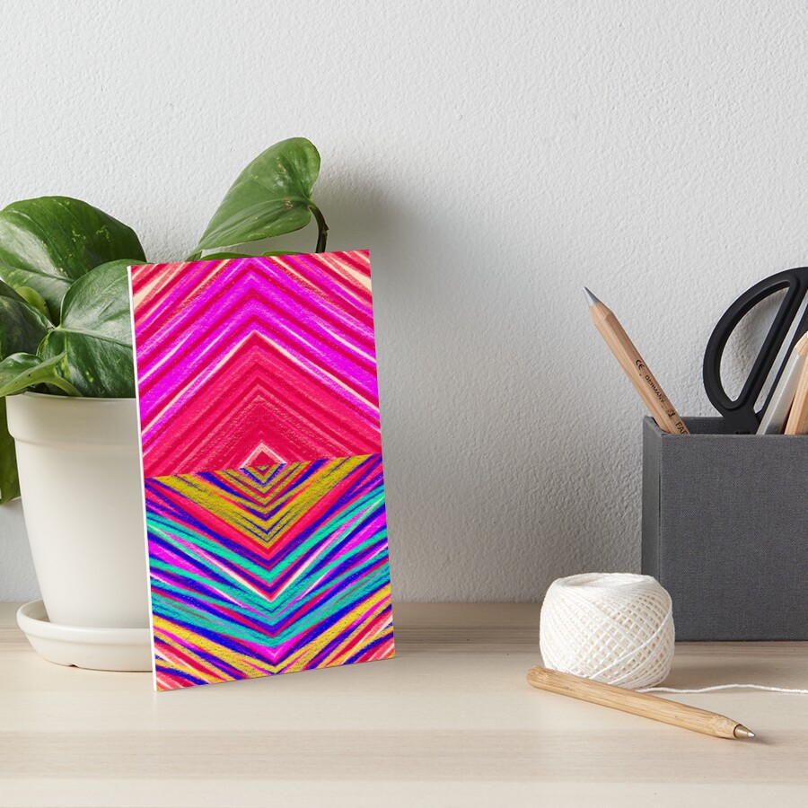 Psychedelic Rainbow Art Board Print