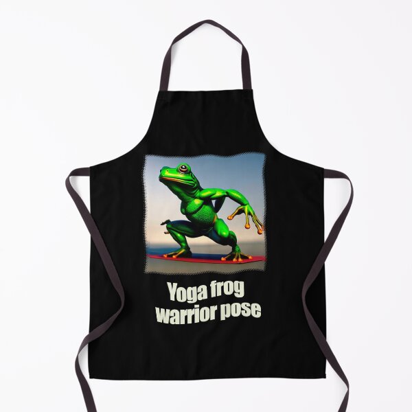 Item preview, Yoga frog warrior pose designed and sold by Estevam Marinho.