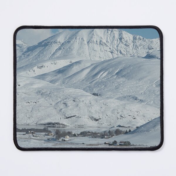 Item preview, Snowy mountain and village nr Ullapool  designed and sold by Derren Jones.