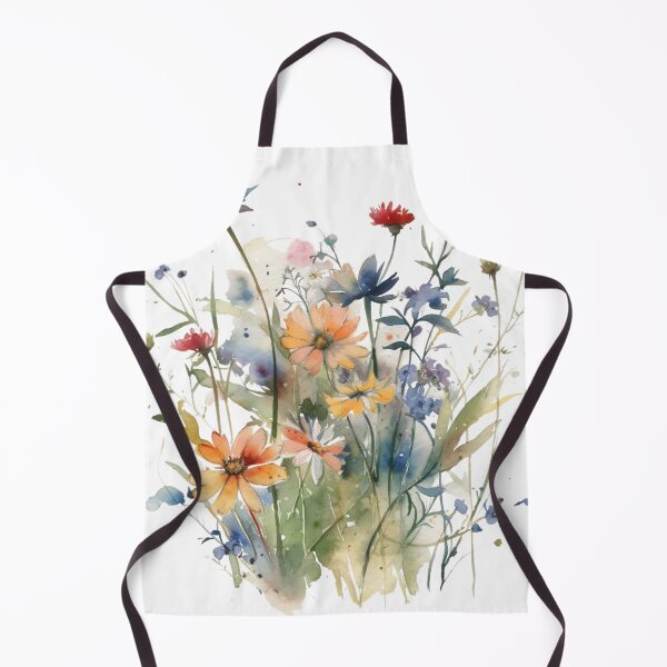 Item preview, Watercolor Wildflower Bunch designed and sold by LeafyLife.