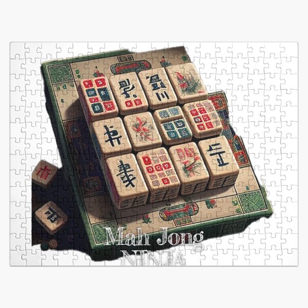 Solve Mahjong jigsaw puzzle online with 130 pieces